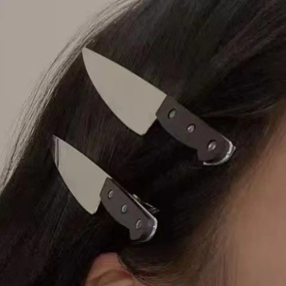 Creative Gothic Emulation Knife Hair Clips
