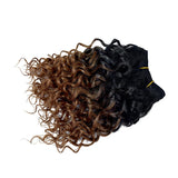 Synthetic Hair Weaving Honey Blonde Hair Extensions