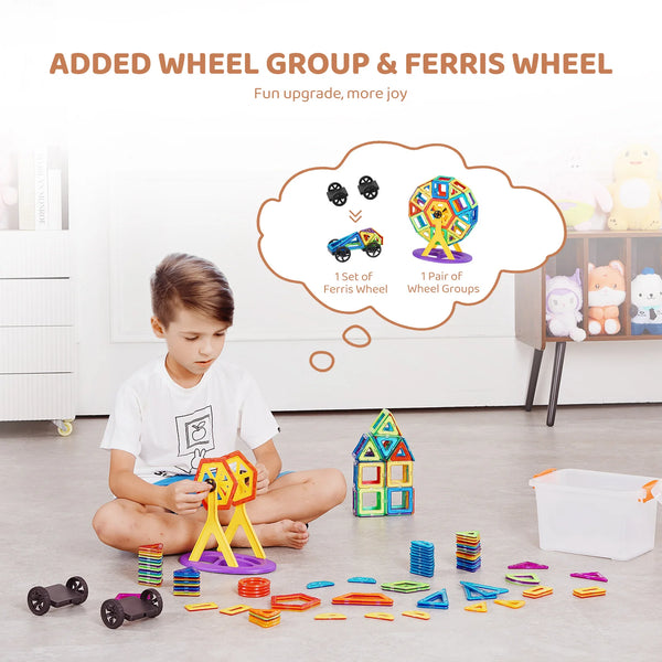 123pcs Construction Stacking Game Toys for Kids