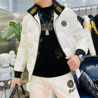 Fashion men's down vintage jacket