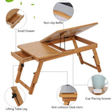 Adjustable Bamboo Laptop Stand