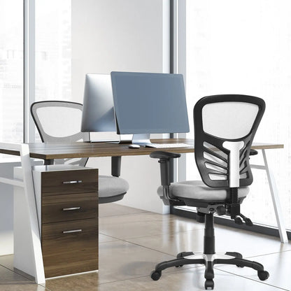 Reclining mesh office chair