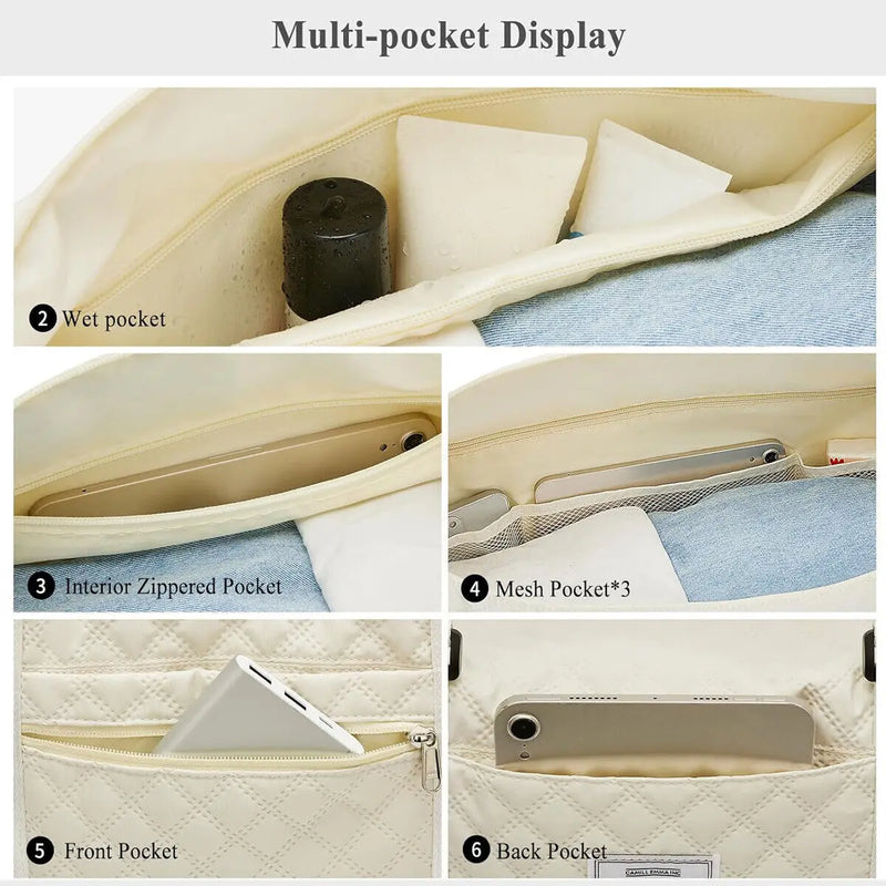 Women's Multifunctional Duffle Carry On Bag