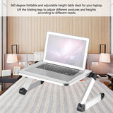 Aluminum Alloy Adjustable Folding Laptop Tray Stand
