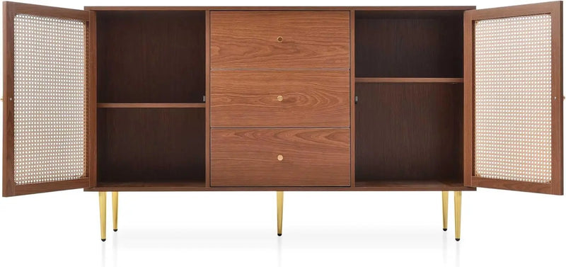 Rattan Sideboard Cabinet for Living Room