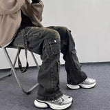 Men's Unique Jeans With Multiple Pockets
