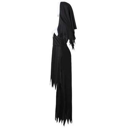 Vampire Print Long Halloween Costume