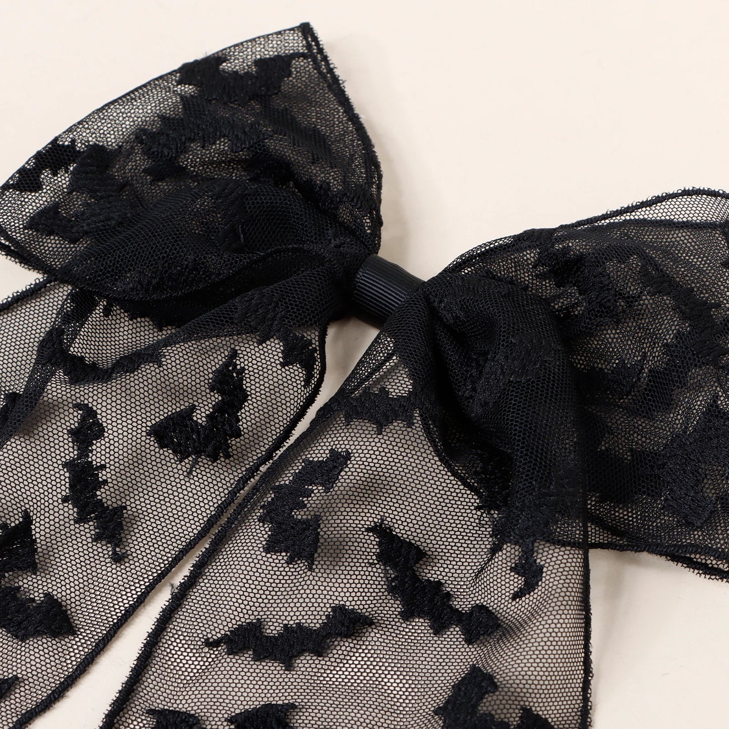 Halloween Bat Bow Hair Clip