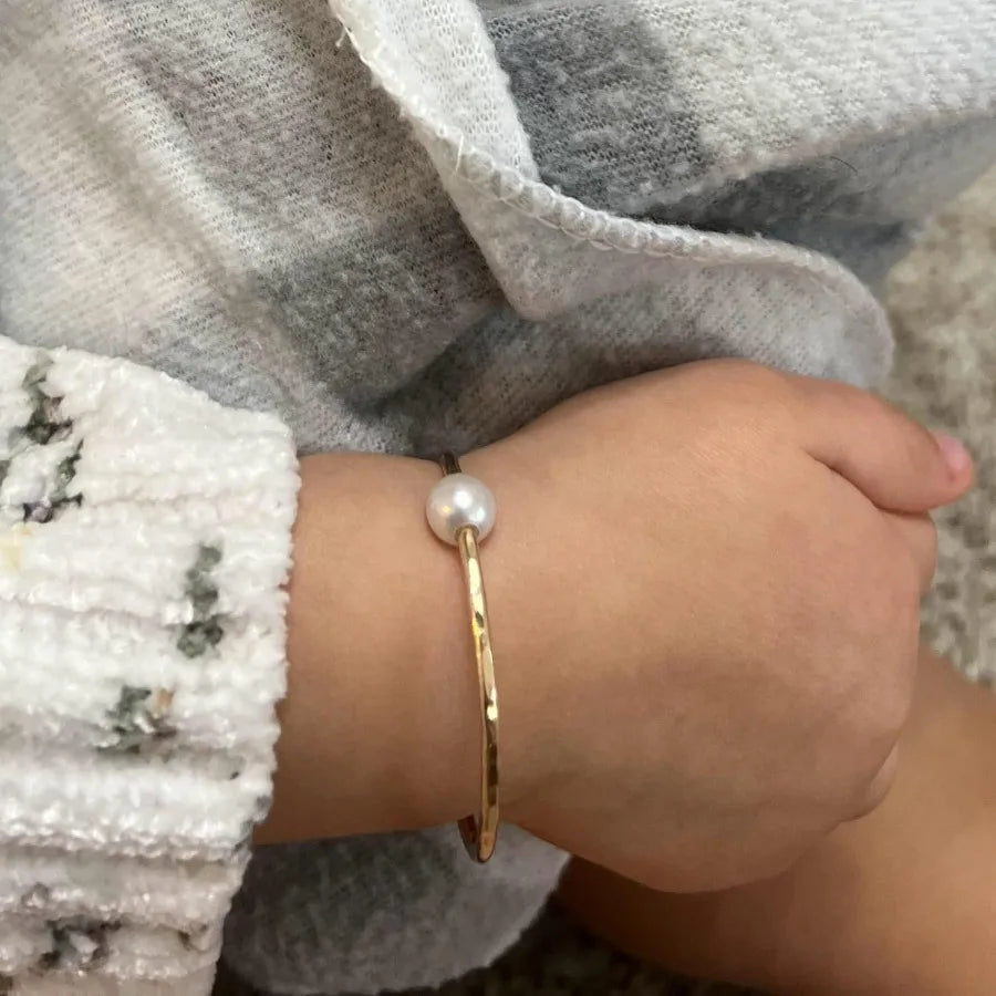 Electroplated Pearl Accent Bracelet