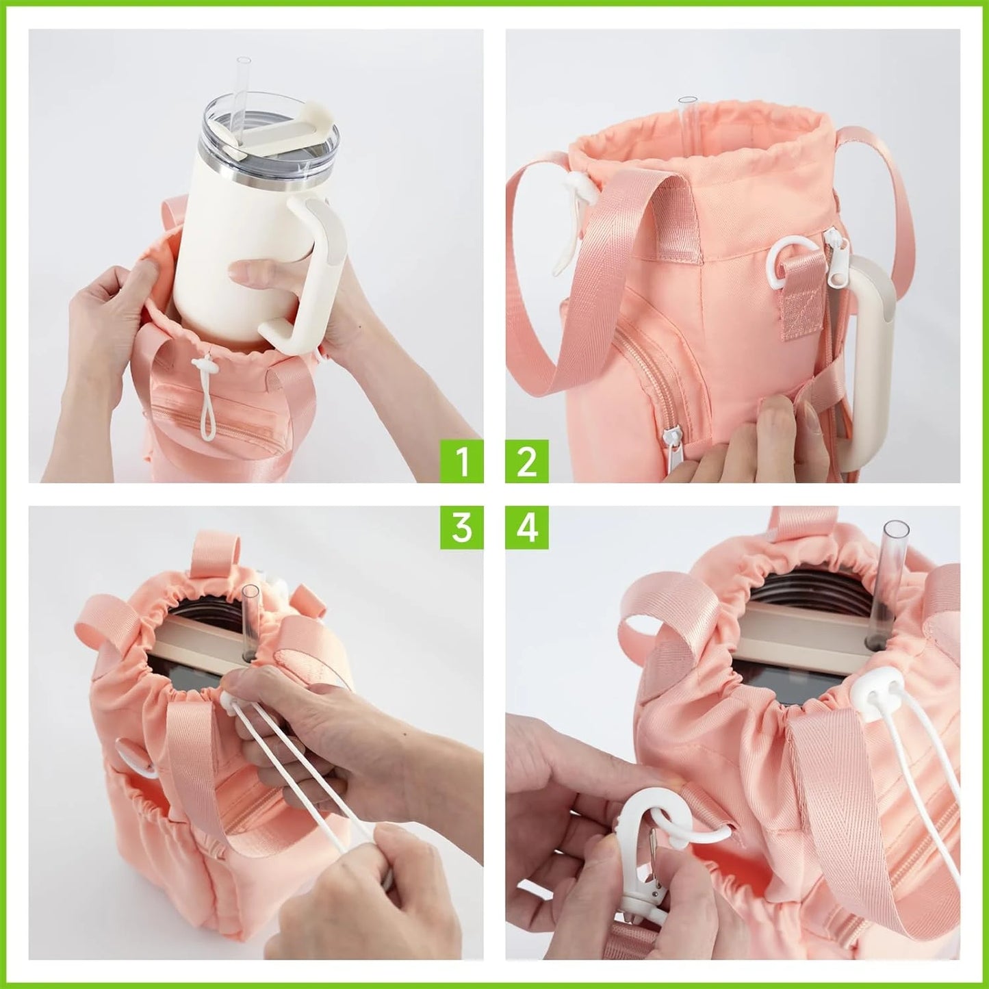 Stylish and handy hiking essentials water bottle sling bag