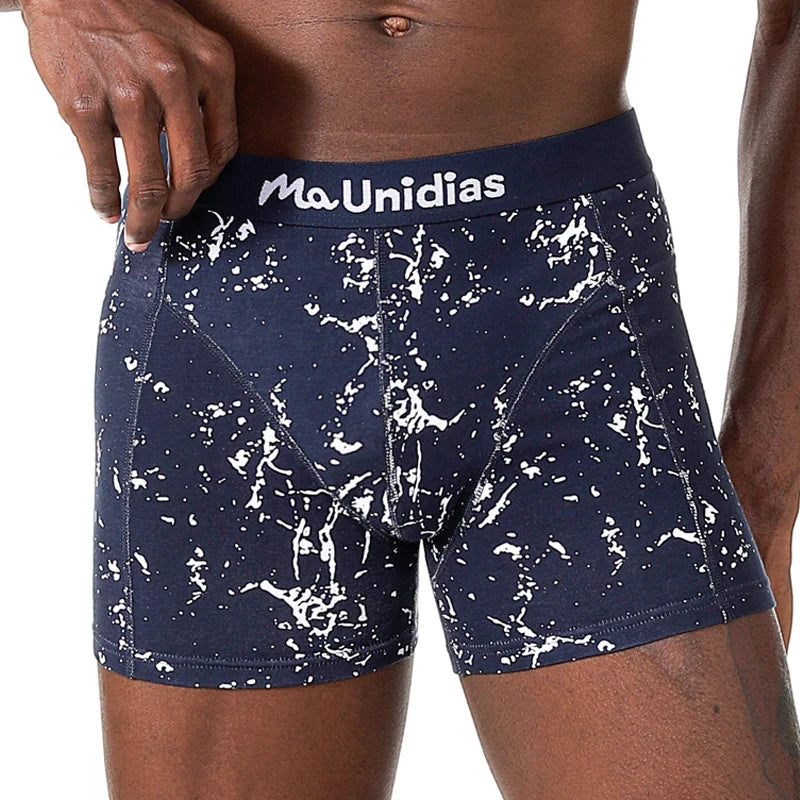 Cotton print boxers for men