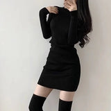 Turtleneck Sweater Dress