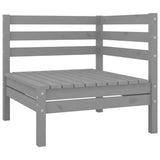 5-Piece Solid Pinewood Garden Lounge Set