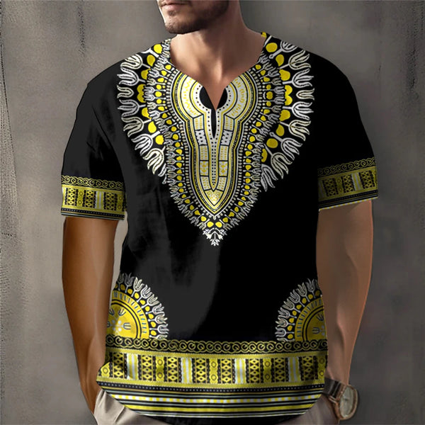 Fashion African Dashiki Men's Culture T-shirt