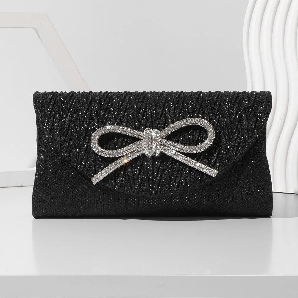 Classic rhinestone evening bag for women