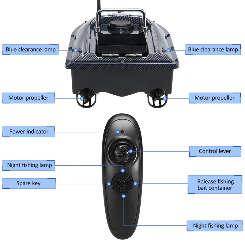 Smart Fishing Bait Boat for Adults