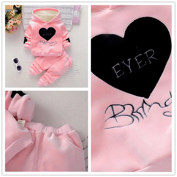 Baby Girls Fashion Tracksuit Set