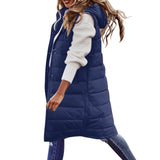 Loose Single-Breasted Cardigan Parkas Winter Vest Coat