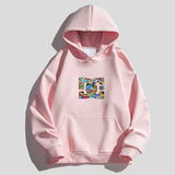 Letter Printing Hooded Sweater