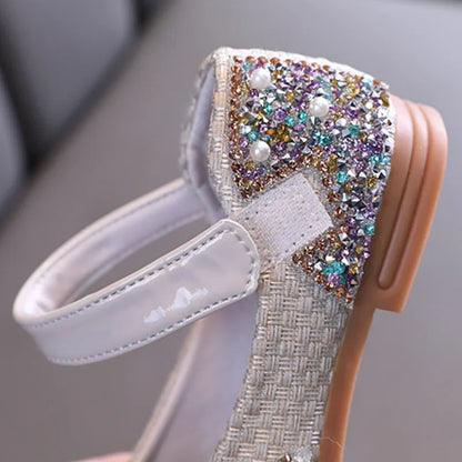 Fashion rhinestone glitter baby shoes