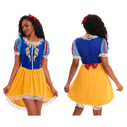 Fancy Cinderella Elsa Cosplay Halloween Dress
