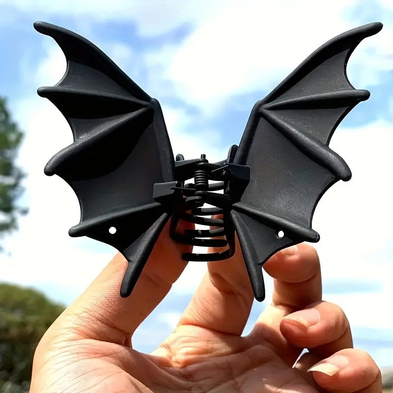 Halloween Party Cool Bat Metal Hairpin