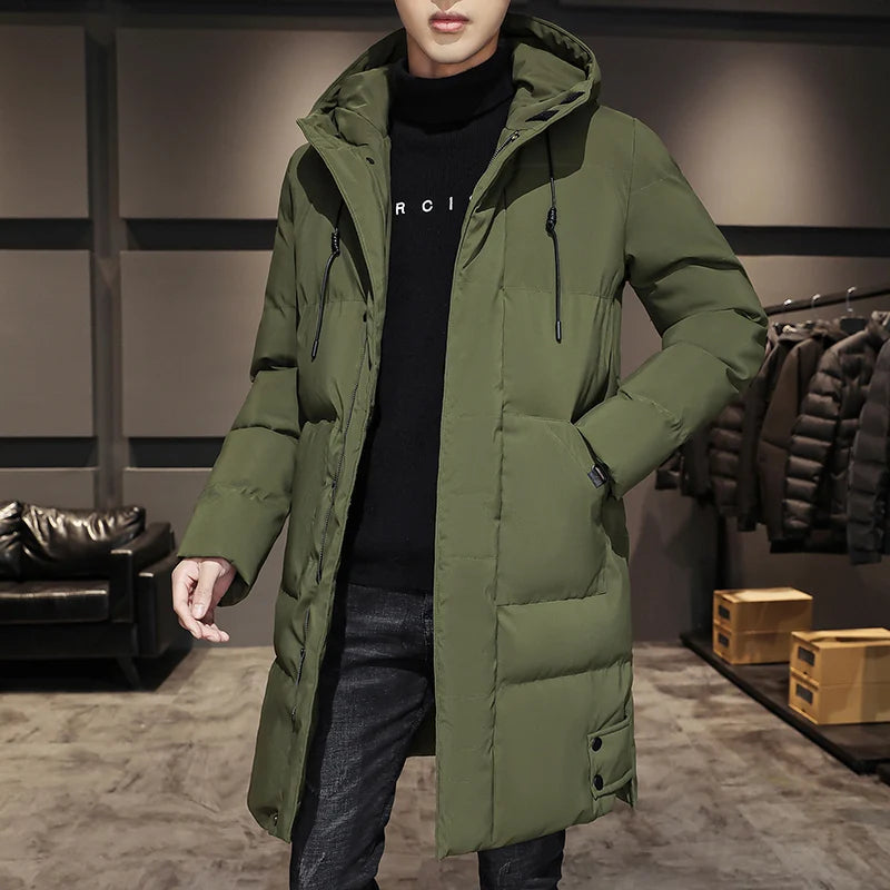 Winter Parkas Men's Thick Warm Coat