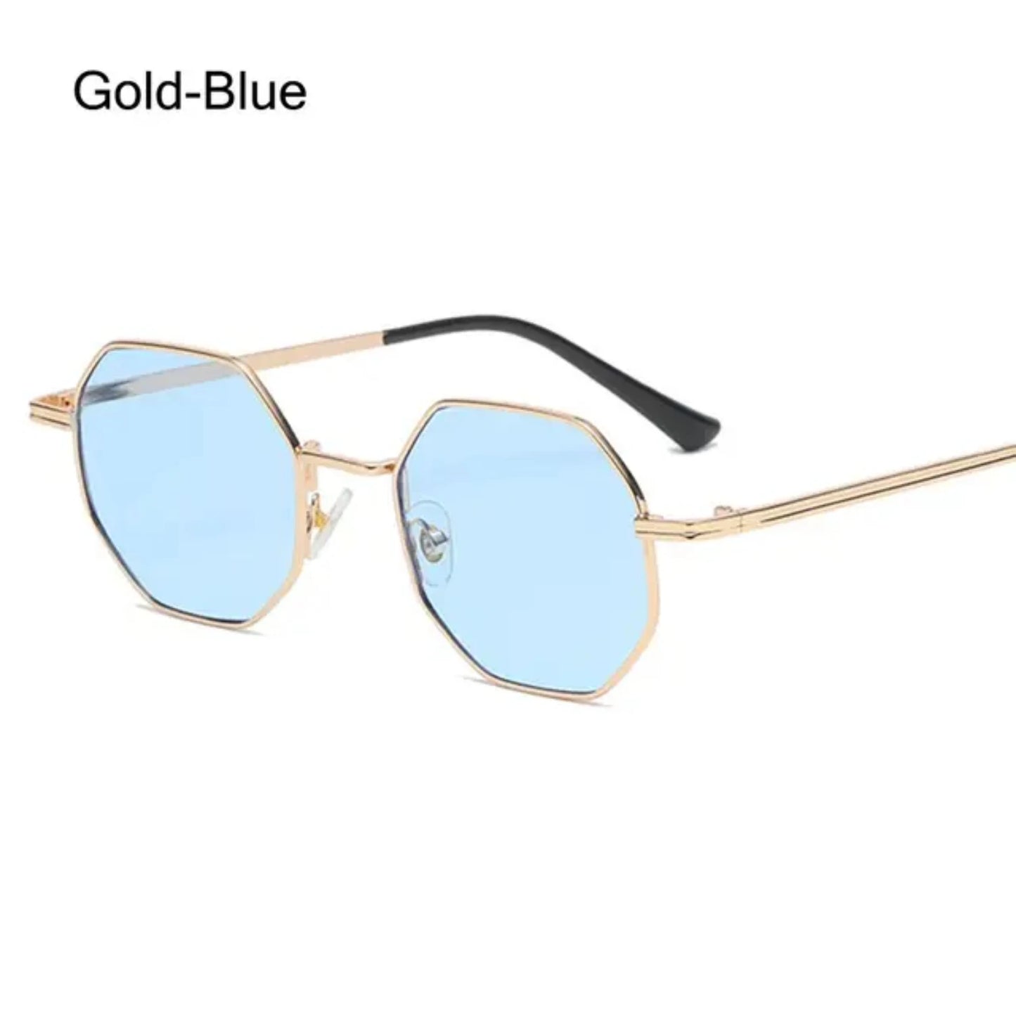 Vintage metal uv protection sunglasses
