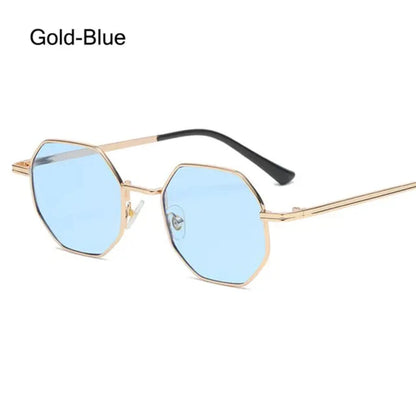 Vintage metal uv protection sunglasses