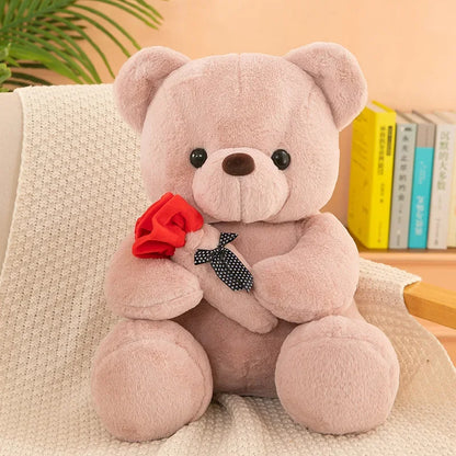 Valentine's day roses teddy bear