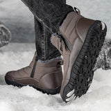 Zip Closure Casual Ankle Boots For Men
