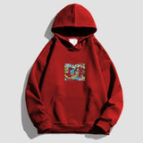 Letter Printing Hooded Sweater