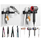 Wall Mounted Hair Dryer Storage Rack