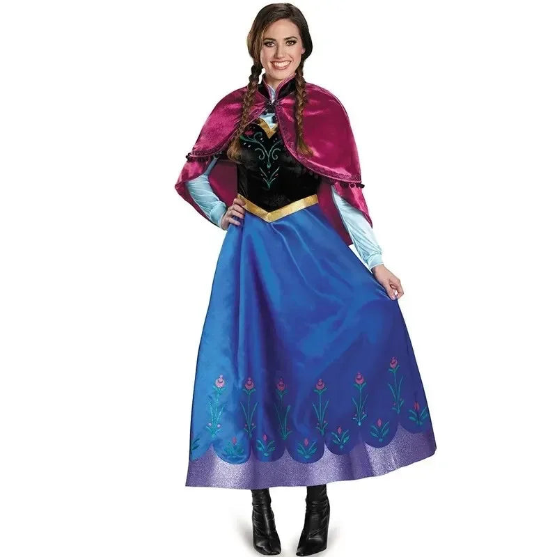 Frozen Anna Princess Cosplay Costumes