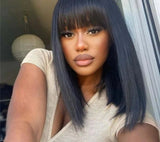 Straight Bob Wig With Bangs