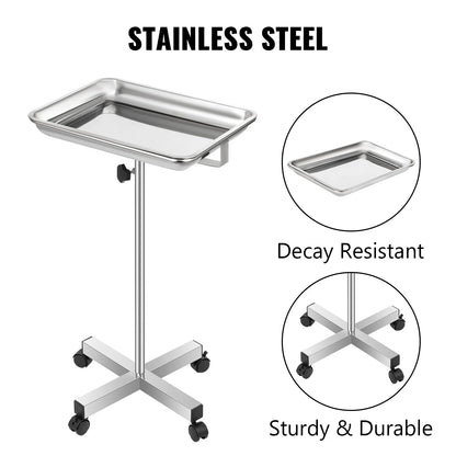 32-51 inch mayo stand with adjustable height