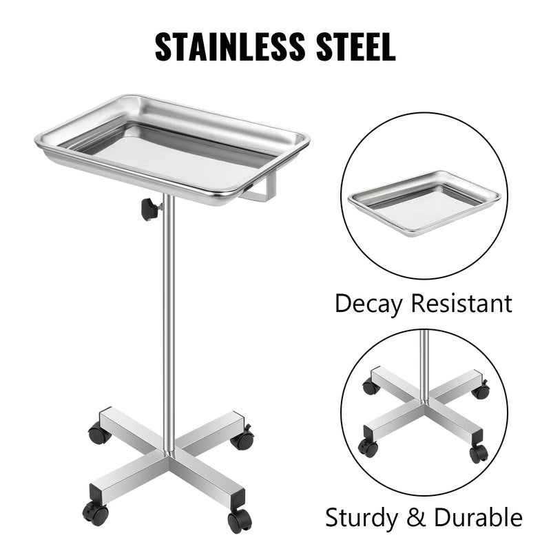 32-51 Inch Mayo Stand with Adjustable Height