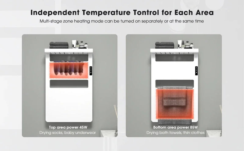 Wall Mounted Electric Towel Warmer Holder