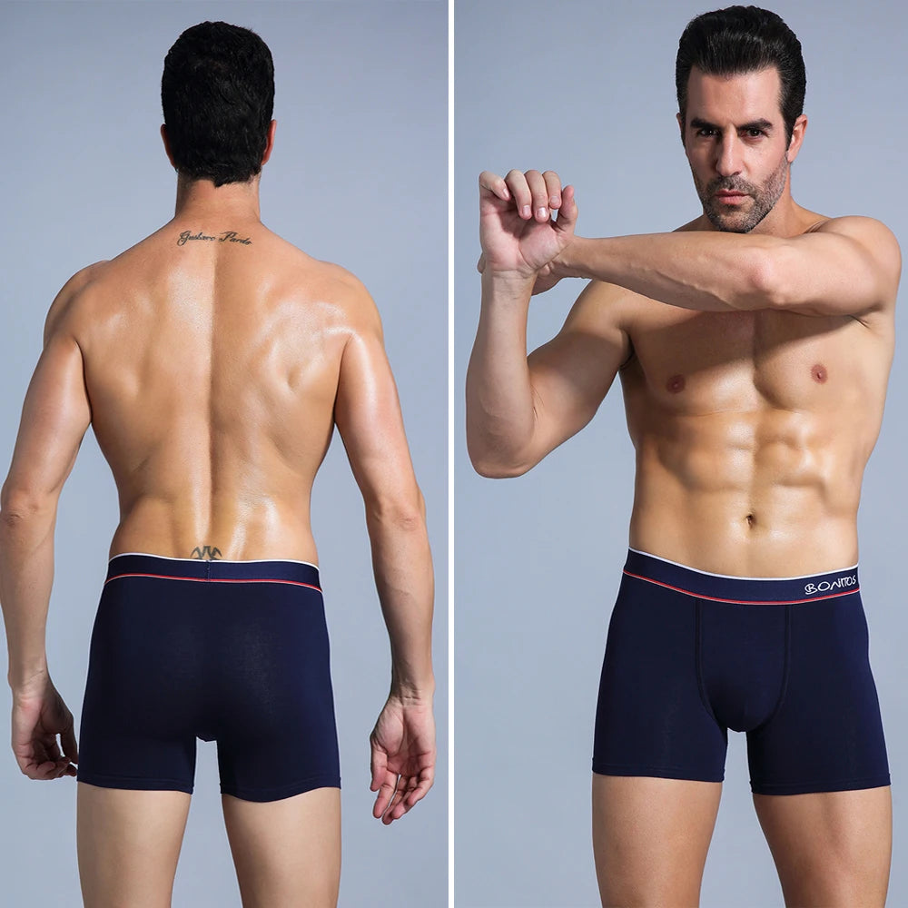Cotton print boxers for men