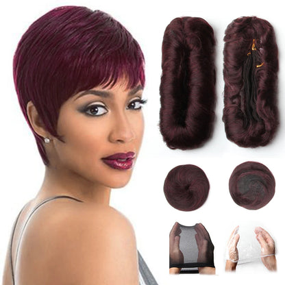 Short brazilian human hair weave bundles