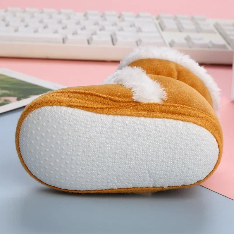 Cute non-slip toddler boots