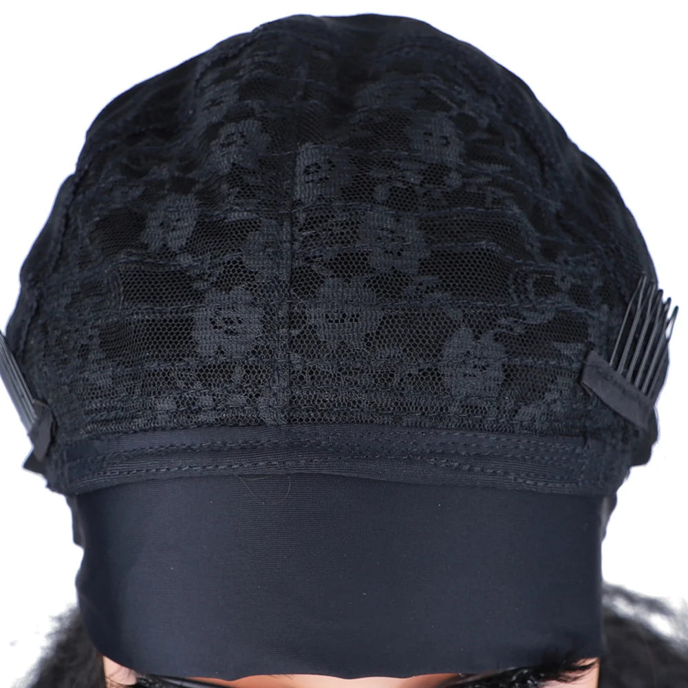 Afro synthetic headband wig