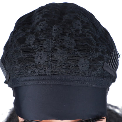 Afro synthetic headband wig