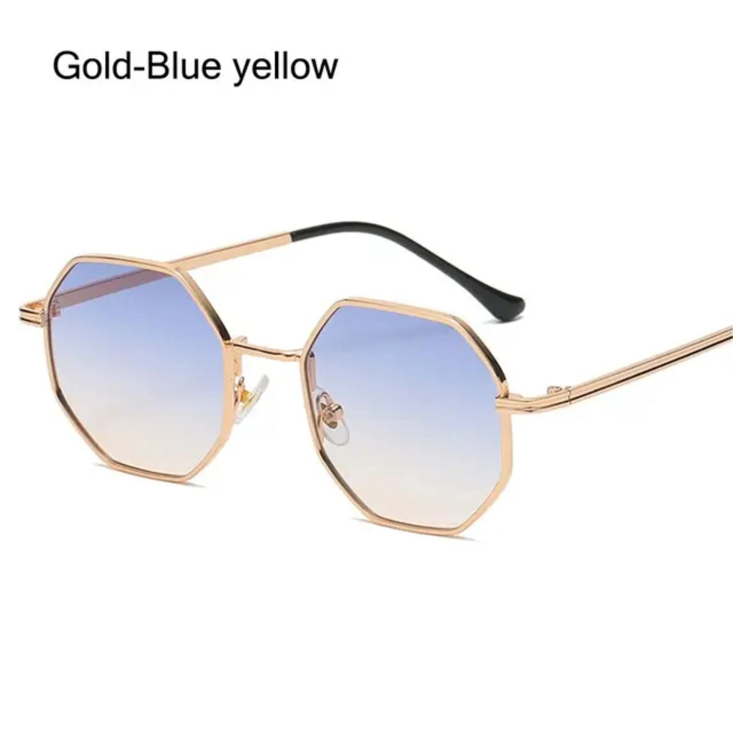 Vintage metal uv protection sunglasses