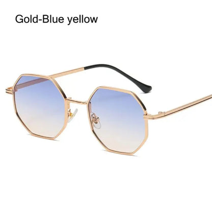 Vintage metal uv protection sunglasses