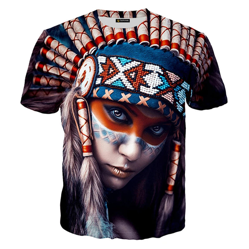 Indians Summer Fashion 3D T-shirt