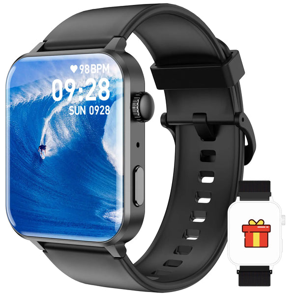 1.85" HD Fitness Watch with Heart Rate Sleep Monitor