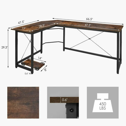 Workstation Computer Study Desk