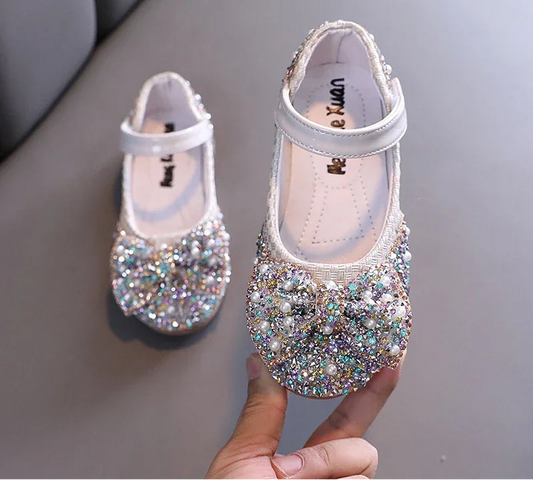 Fashion rhinestone glitter baby shoes