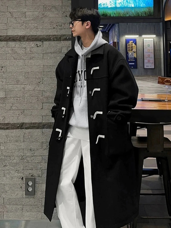 Thickened Woolen Coat for Men